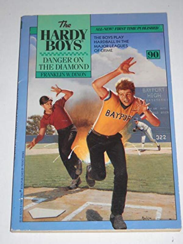 Book cover for "Danger on the Diamond" by Franklin W Dixon