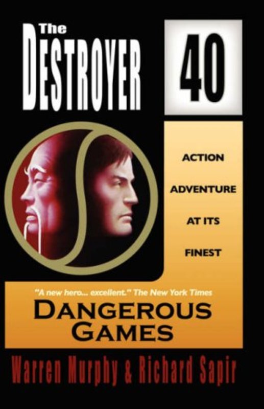 Book cover for "Dangerous Games" by Warren Murphy