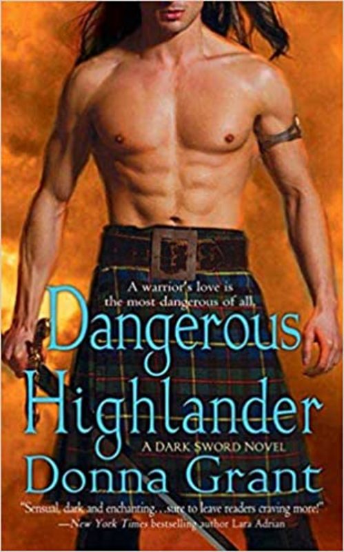 Book cover for "Dangerous Highlander" by Donna Grant