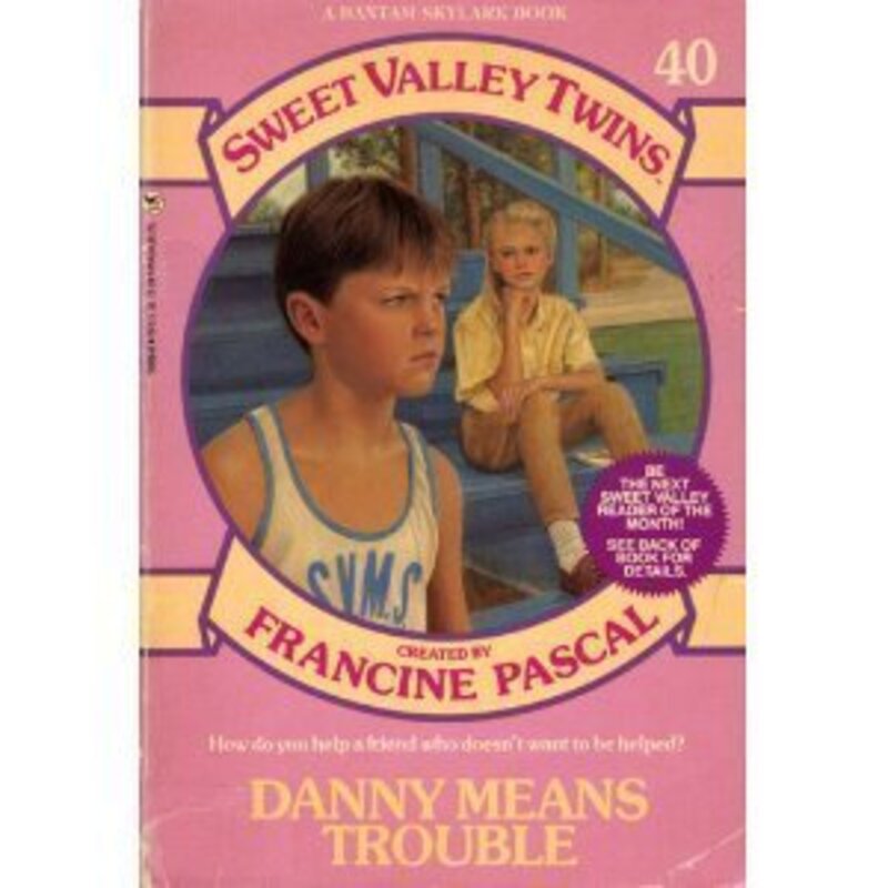 Book cover for "Danny Means Trouble" by Francine Pascal
