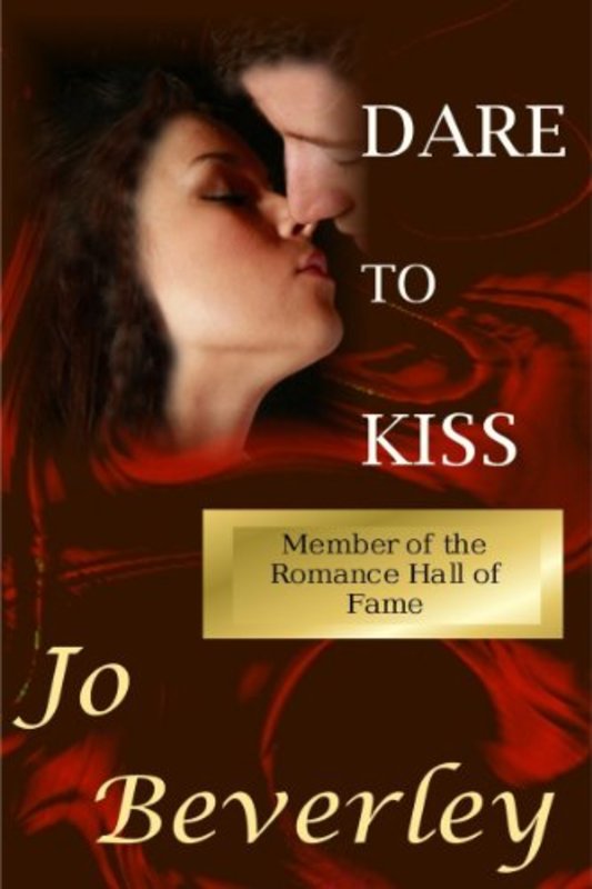 Book cover for "Dare to Kiss" by Jo Beverley