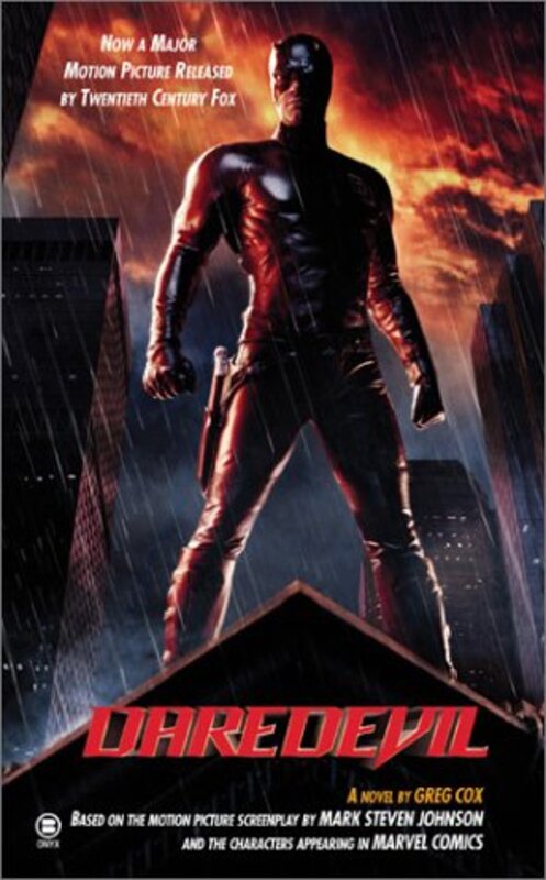 Book cover for "Daredevil" by Greg Cox
