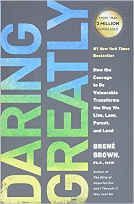 Book cover for "Daring Greatly"