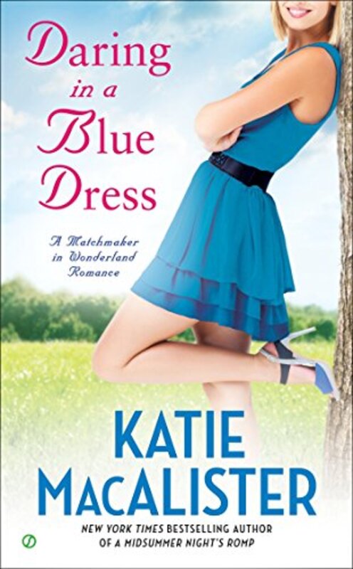 Book cover for "Daring In a Blue Dress" by Katie MacAlister