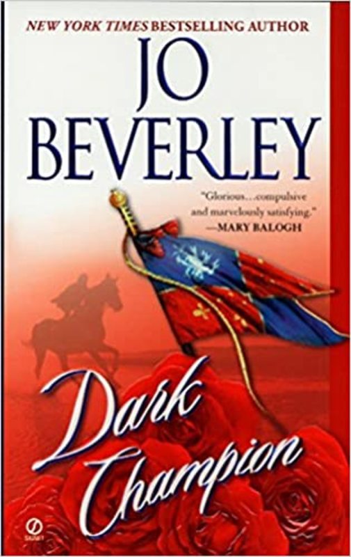 Book cover for "Dark Champion" by Jo Beverley