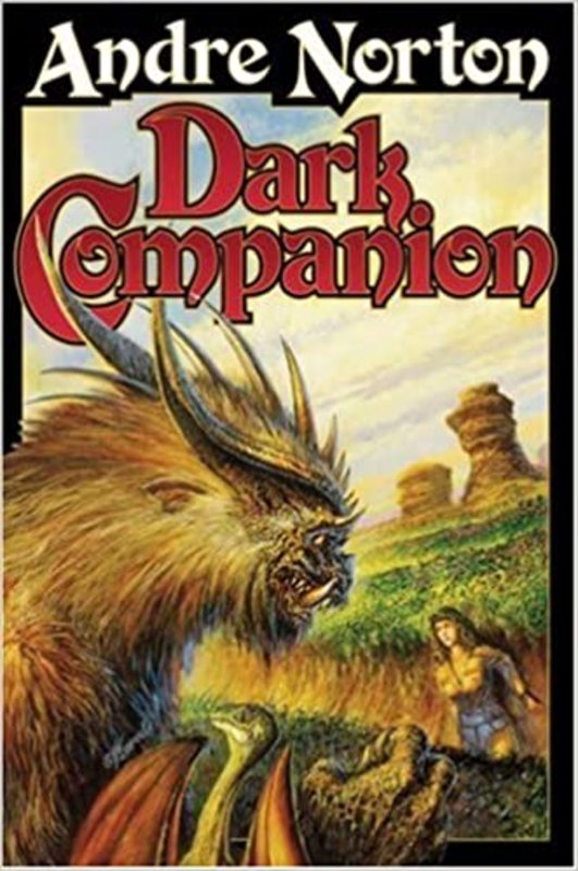 Book cover for "Dark Companion" by Andre Norton