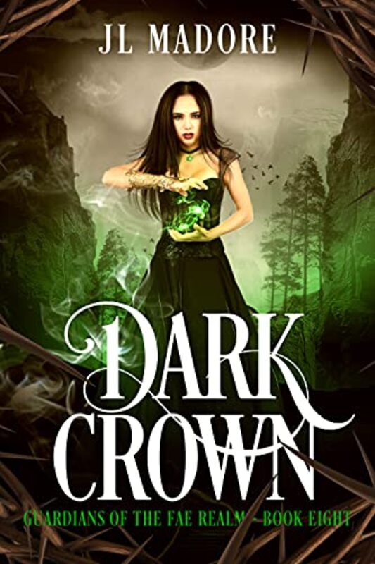 Book cover for "Dark Crown" by JL Madore