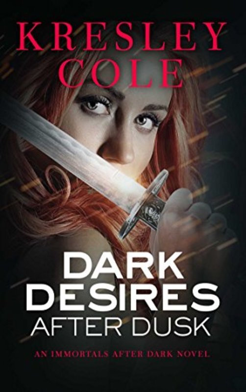 Book cover for "Dark Desires After Dusk" by Kresley Cole