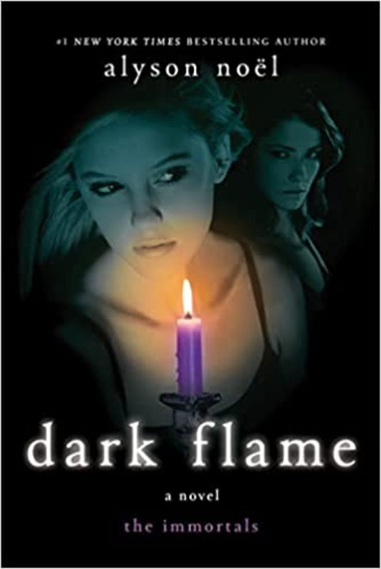 Book cover for "Dark Flame" by Alyson Noel