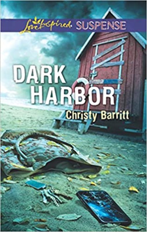 Book cover for "Dark Harbor" by Christy Barritt
