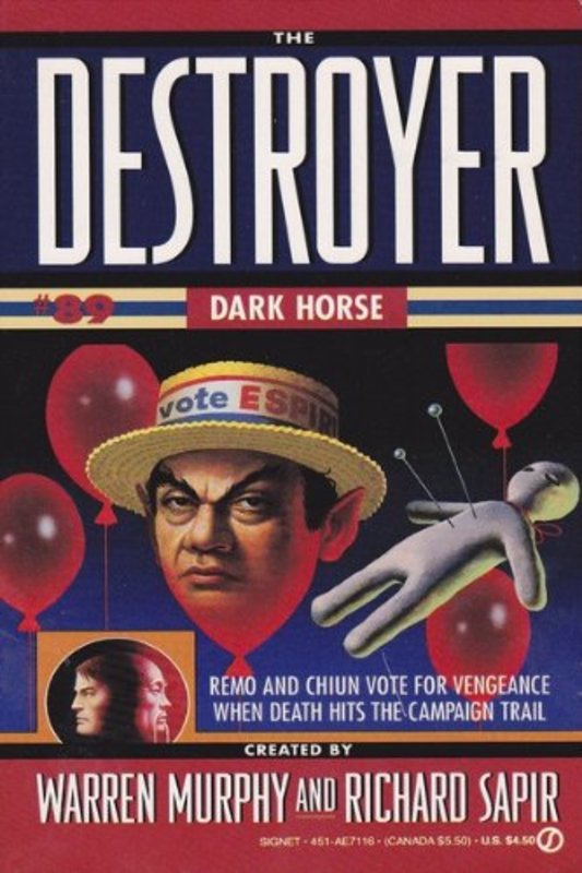 Book cover for "Dark Horse" by Warren Murphy