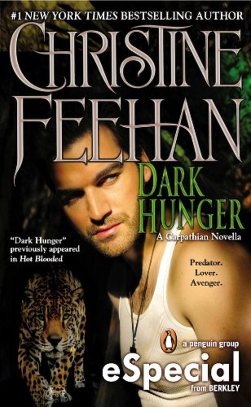 Book cover for "Dark Hunger" by Christine Feehan
