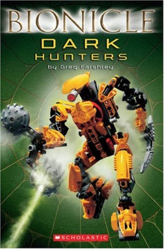 Book cover for "Dark Hunters" by Greg Farshtey