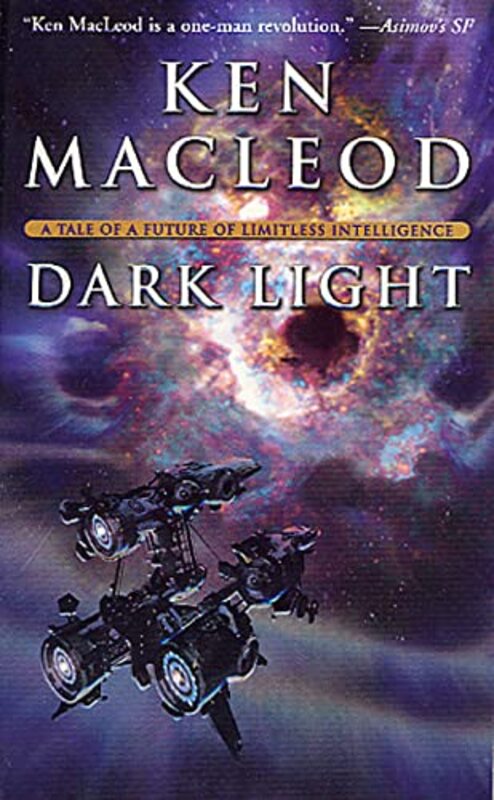 Book cover for "Dark Light" by Ken MacLeod