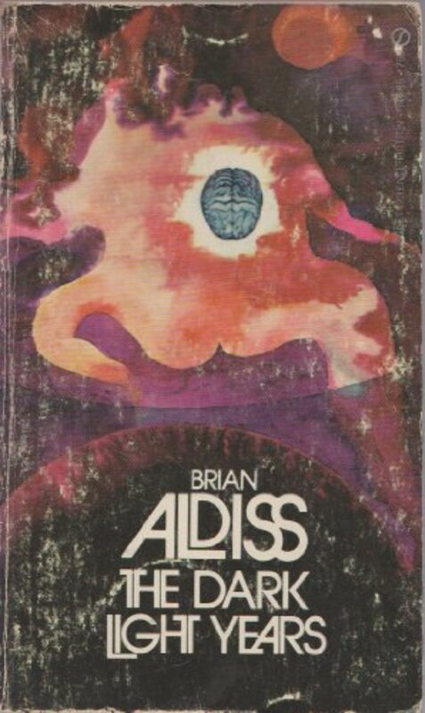 Book cover for "Dark Light Years" by Brian Aldiss