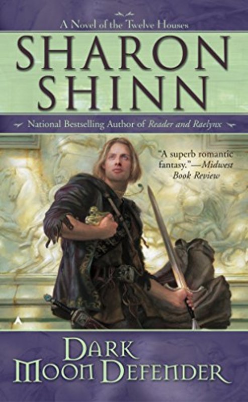 Book cover for "Dark Moon Defender" by Sharon Shinn
