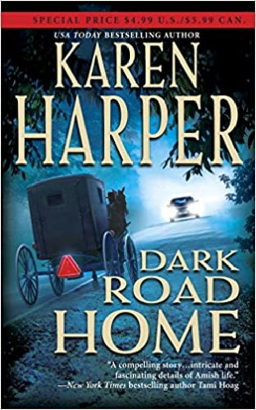 Book cover for "Dark Road Home" by Karen Harper