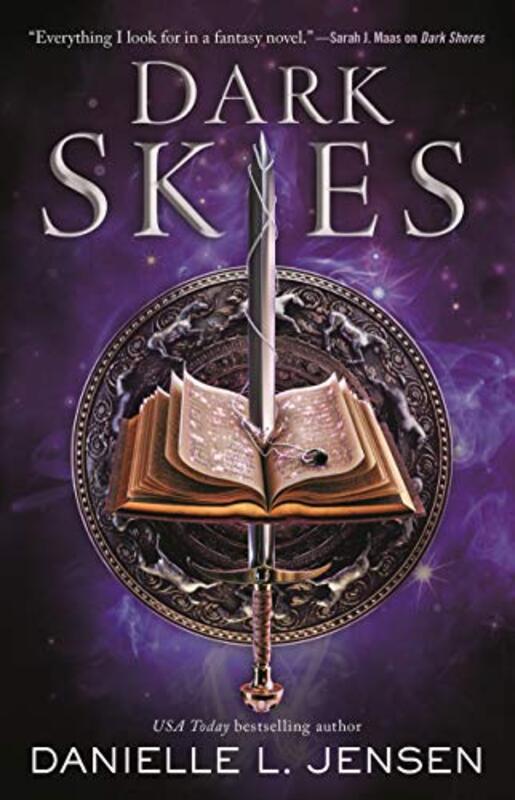 Book cover for "Dark Skies" by Danielle L Jensen