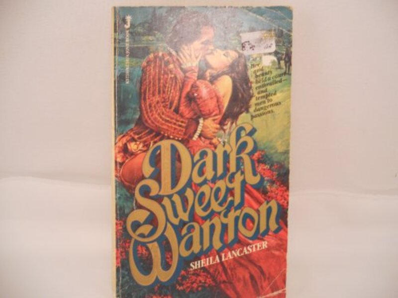 Book cover for "Dark Sweet Wanton" by Charlotte Lamb