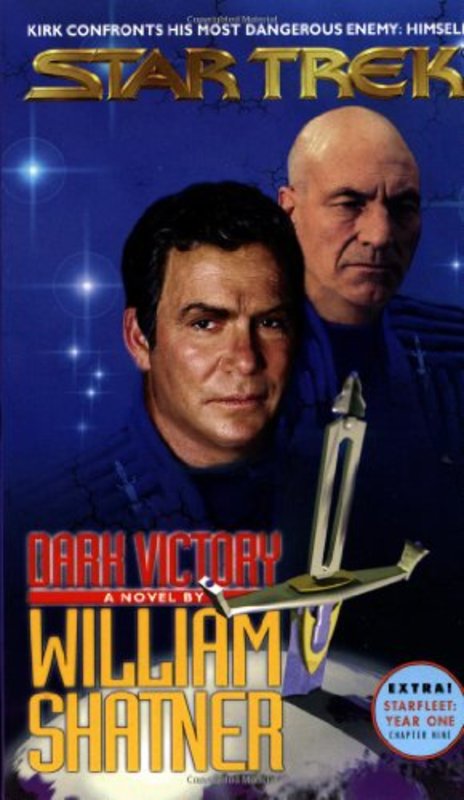 Book cover for "Dark Victory" by William Shatner