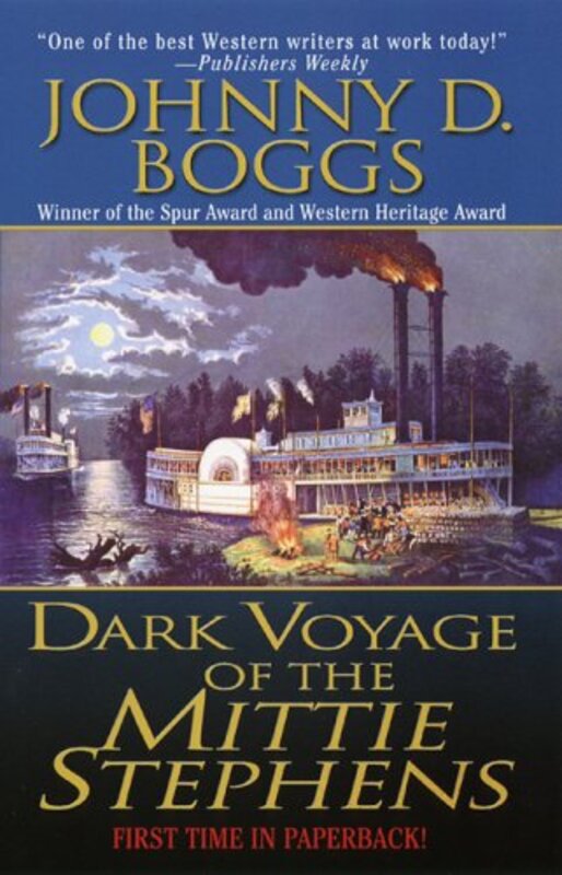 Book cover for "Dark Voyage of the Mittie Stephens" by Johnny Boggs
