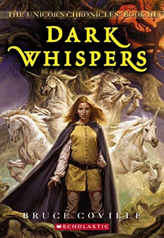 Book cover for "Dark Whispers" by Bruce Coville
