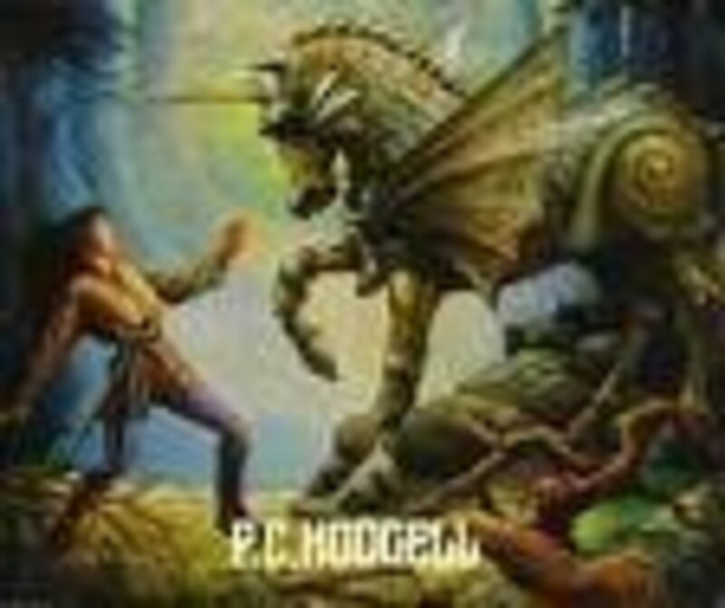 Book cover for "Dark of the Moon" by PC Hodgell