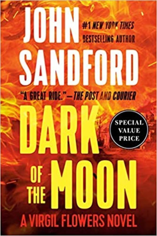 Book cover for "Dark of the Moon" by John Sandford