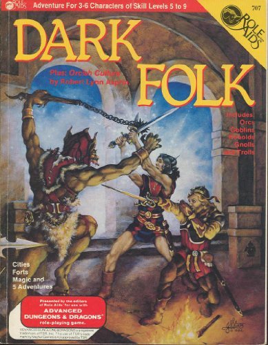 Book cover for "Dark Folk" by Robert Asprin