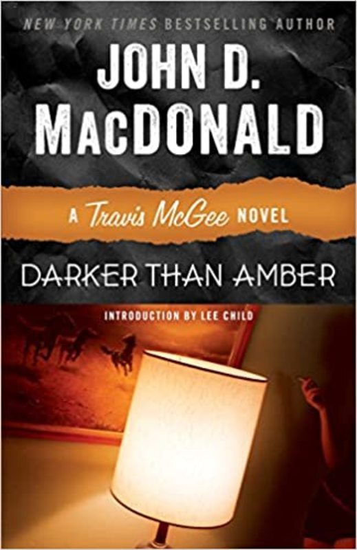 Book cover for "Darker Than Amber" by John D. MacDonald