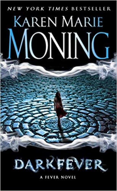 Book cover for "Darkfever" by Karen Marie Moning