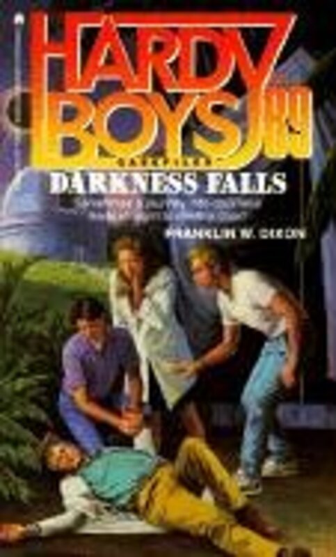 Book cover for "Darkness Falls" by Franklin W Dixon