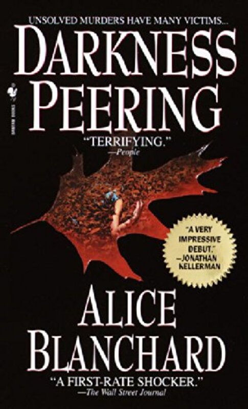 Book cover for "Darkness Peering" by Alice Blanchard