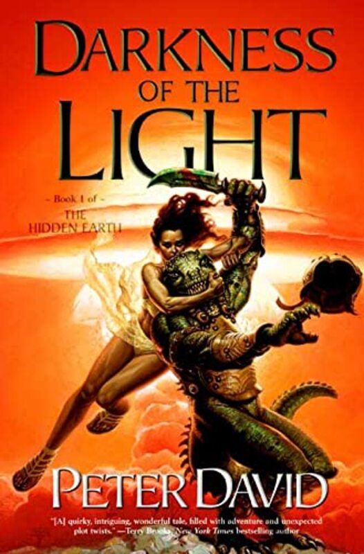 Book cover for "Darkness of the Light" by Peter David