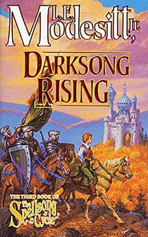 Book cover for "Darksong Rising" by LE Modesitt Jr