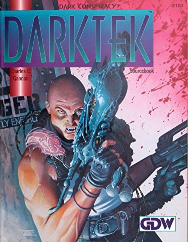 Book cover for "Darktek Sourcebook" by Charles E Gannon