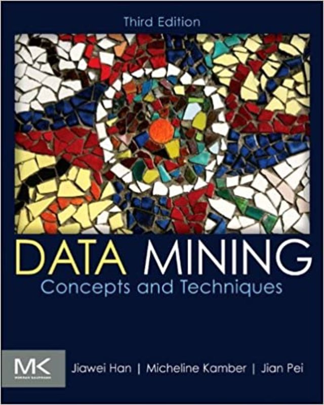 Book cover for "Data Mining" by Jiawei Han