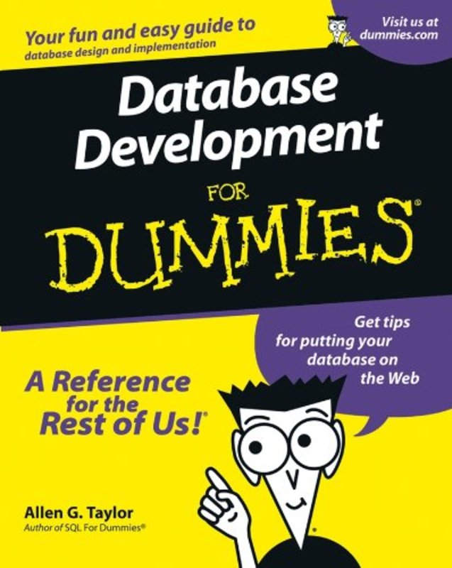 Book cover for "Database Development For Dummies" by Allen G. Taylor