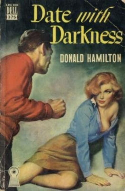 Book cover for "Date With Darkness" by Donald Hamilton