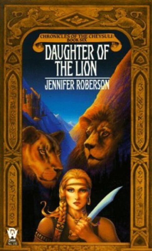 Book cover for "Daughter of the Lion" by Jennifer Roberson