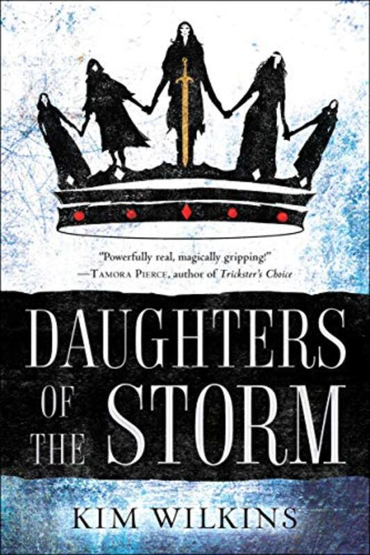 Book cover for "Daughters of the Storm" by Kim Wilkins