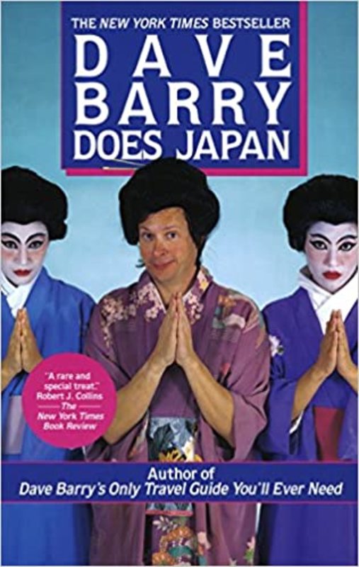 Book cover for "Dave Barry Does Japan" by Dave Barry