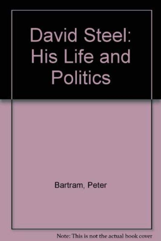Book cover for "David Steel" by Peter Bartram
