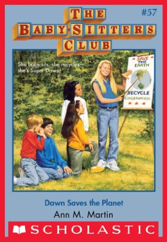 Book cover for "Dawn Saves the Planet" by Ann M. Martin