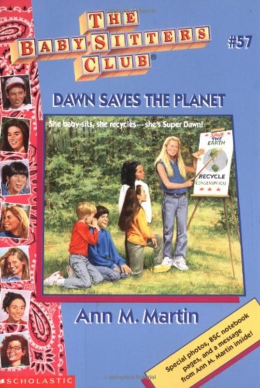 Book cover for "Dawn Saves the Planet" by Ann M Martin