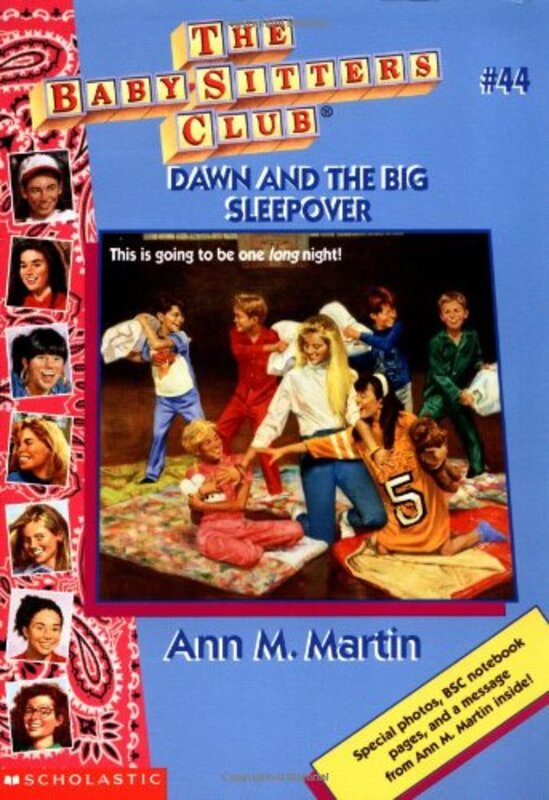 Book cover for "Dawn and the Big Sleepover" by Ann M Martin
