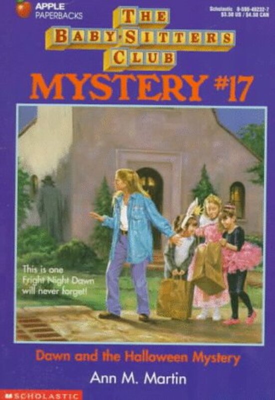 Book cover for "Dawn and the Halloween Mystery" by Ann M Martin
