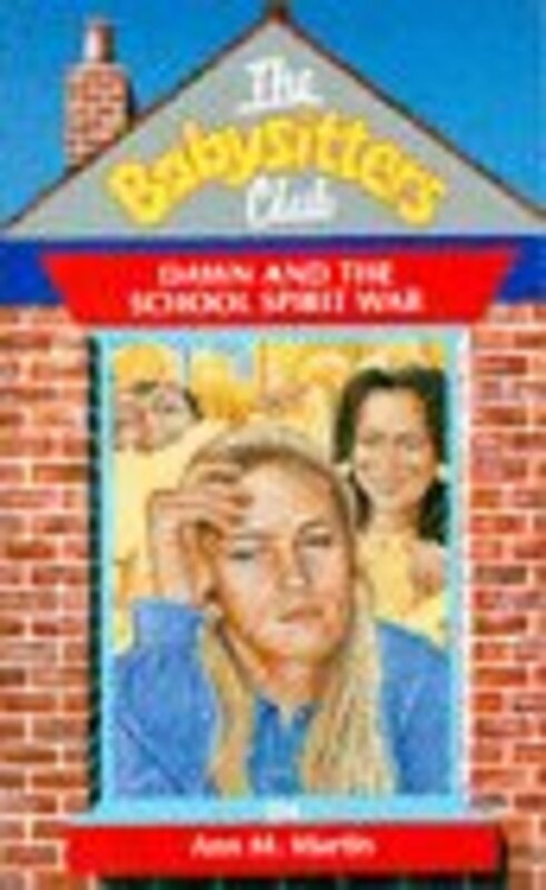 Book cover for "Dawn and the School Spirit War" by Ann M Martin