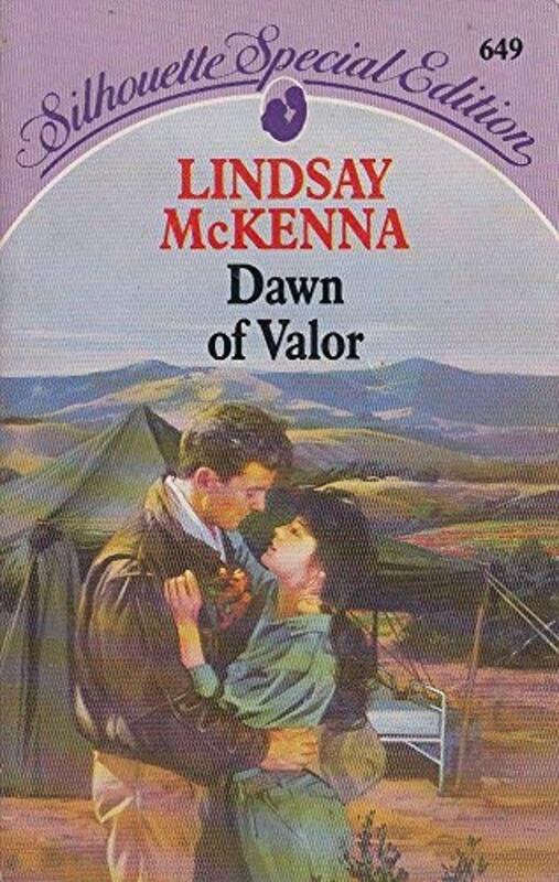 Book cover for "Dawn of Valour" by Lindsay McKenna