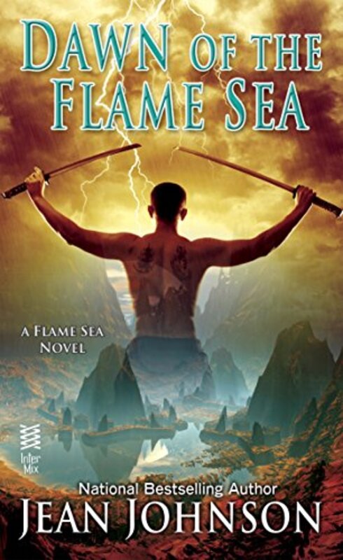 Book cover for "Dawn of the Flame Sea" by Jean Johnson